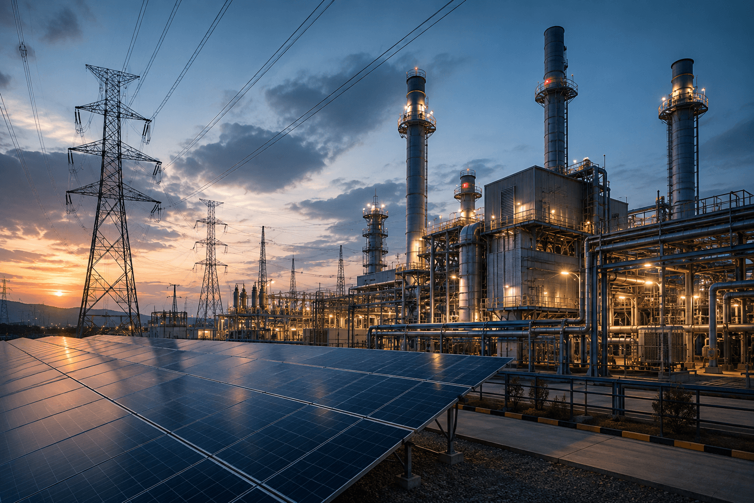Industrial energy and utilities operations environment